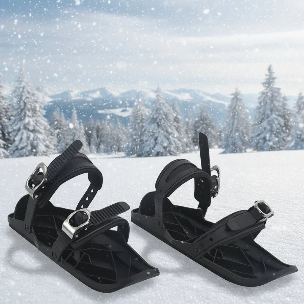 Snow Glider Shoes Adjustable Boot Attachment Lightweight