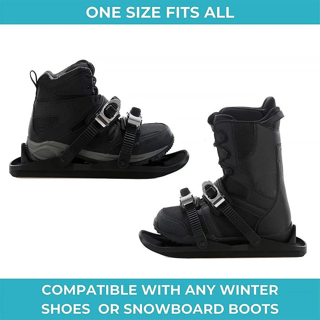 Snow Glider Shoes Adjustable Boot Attachment Lightweight