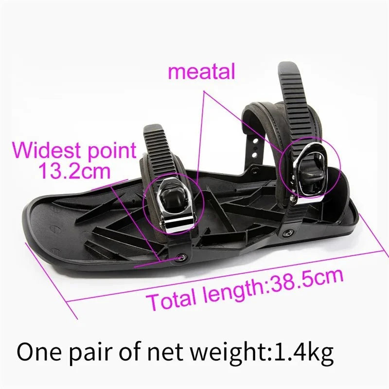 Snow Gliders Adjustable Boot Fit Lightweight