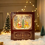 Snow Globe Decoration Santa Scene LED Light