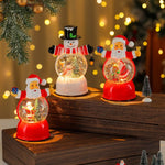 Snow Globe LED Illuminated Battery Powered