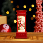 Snow Globe Lantern LED Lights & Shimmering Snow