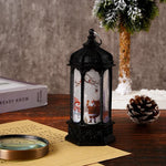 Snow Lantern Rotating Scene Warm LED Battery Powered
