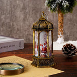 Snow Lantern Rotating Scene Warm LED Battery Powered