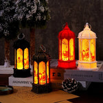 Snow Lantern Rotating Scene Warm LED Battery Powered