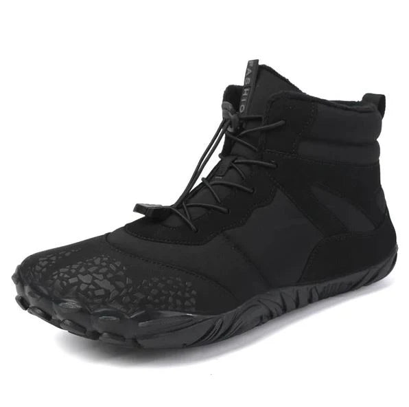 Snow Shoes Fleece-Lined Waterproof Canvas & Rubber Outsole