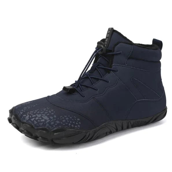 Snow Shoes Fleece-Lined Waterproof Canvas & Rubber Outsole