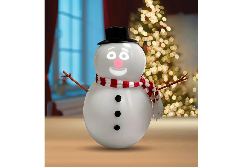 Snowman Decoration Talking LED Projector & Speaker