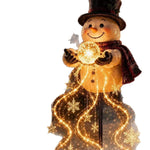 Snowman Figure Integrated LED Weatherproof Indoor Outdoor Decoration