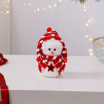 Snowman Figurine Soft Fabric & Festive Design Multiple Sizes