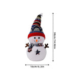 Snowman Figurine Soft Fabric & Festive Design Multiple Sizes