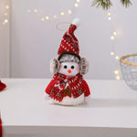 Snowman Figurine Soft Fabric & Festive Design Multiple Sizes