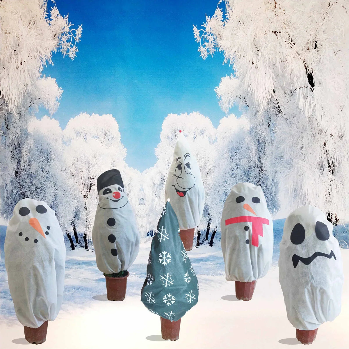 Snowman Figurine Weatherproof Indoor Outdoor
