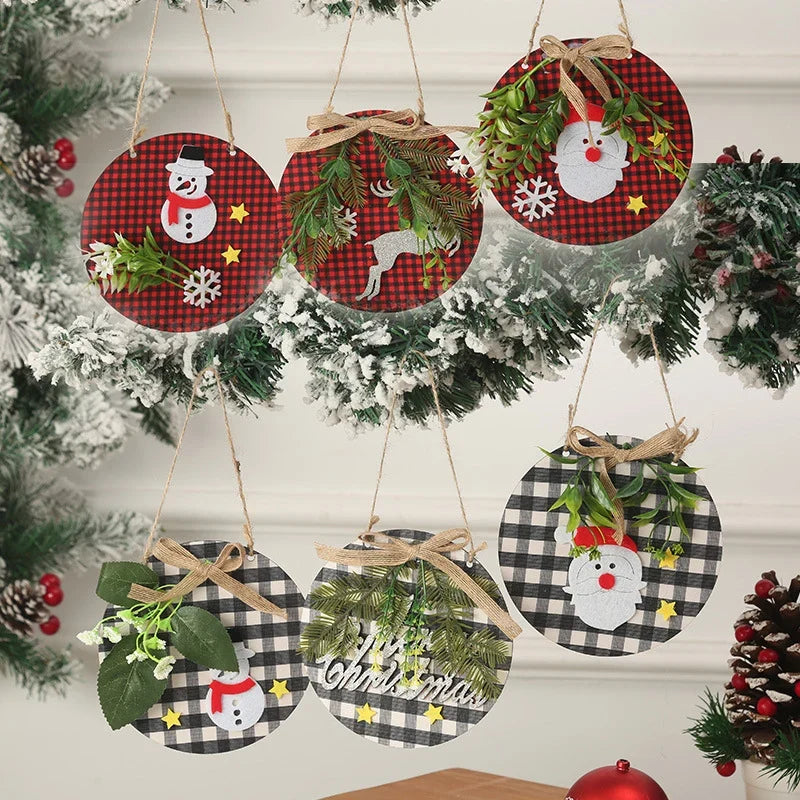 Snowman Ornament Felt & Cardboard Easy Hang