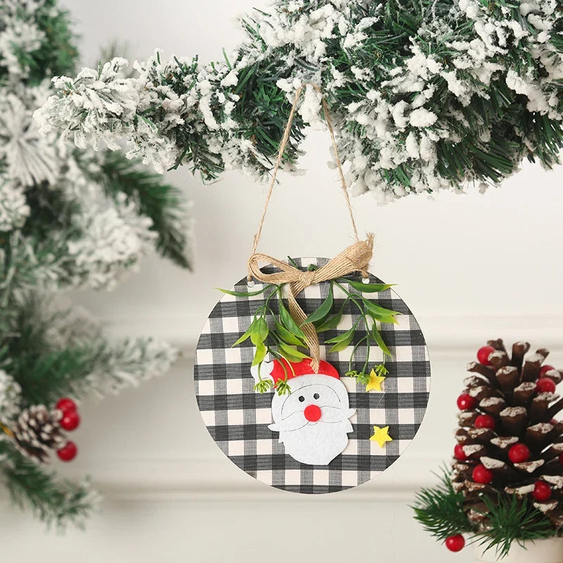 Snowman Ornament Felt & Cardboard Easy Hang