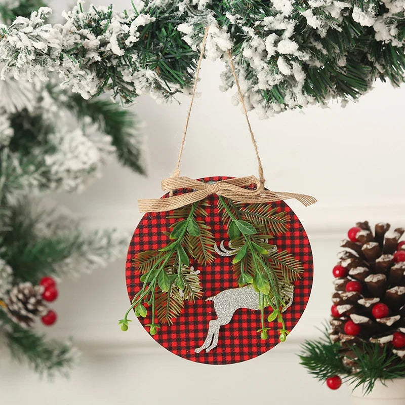 Snowman Ornament Felt & Cardboard Easy Hang