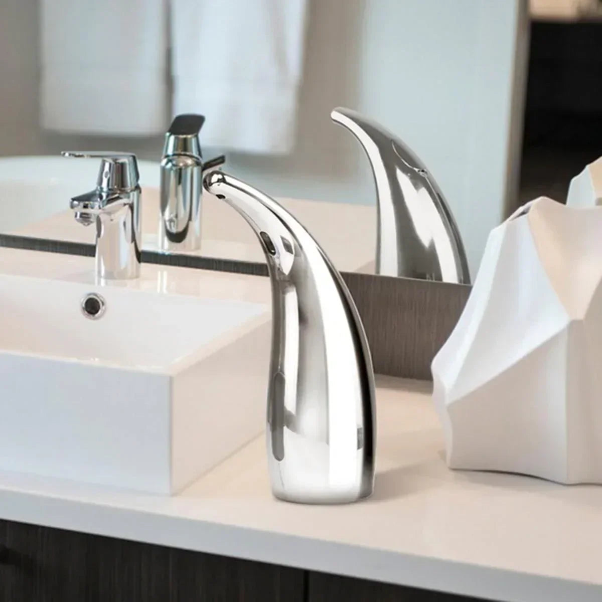 Soap Dispenser Touchless Sensor 10.1 Oz Refillable Tank
