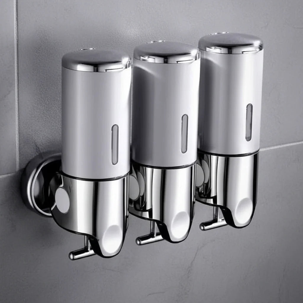 Soap Dispenser Wall-Mounted Stainless Steel 16.9 Fl Oz