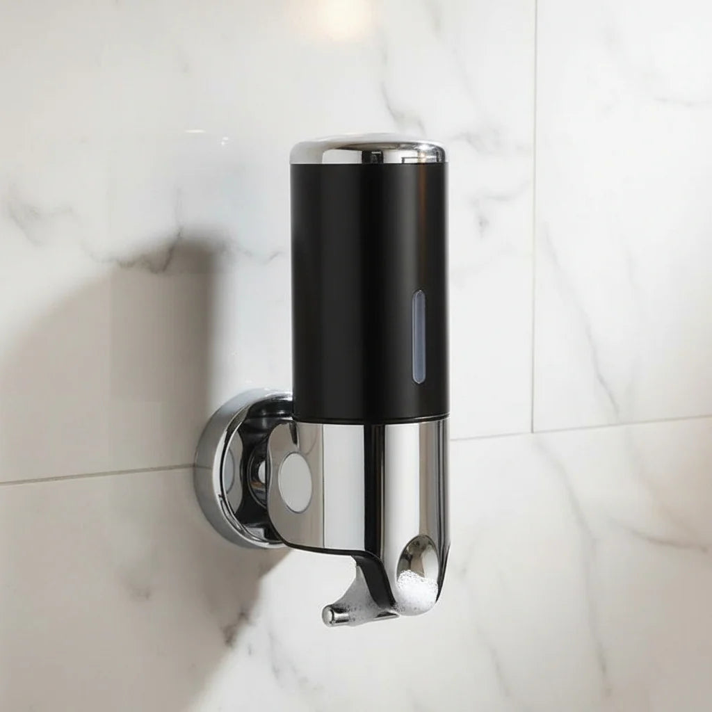 Soap Dispenser Wall-Mounted Stainless Steel 16.9 Fl Oz