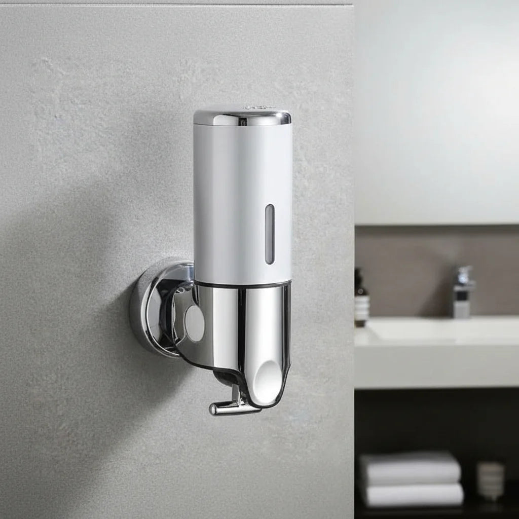 Soap Dispenser Wall-Mounted Stainless Steel 500 ml Capacity