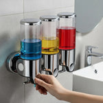 Soap Dispenser Wall-Mounted Stainless Steel 500 ml Capacity