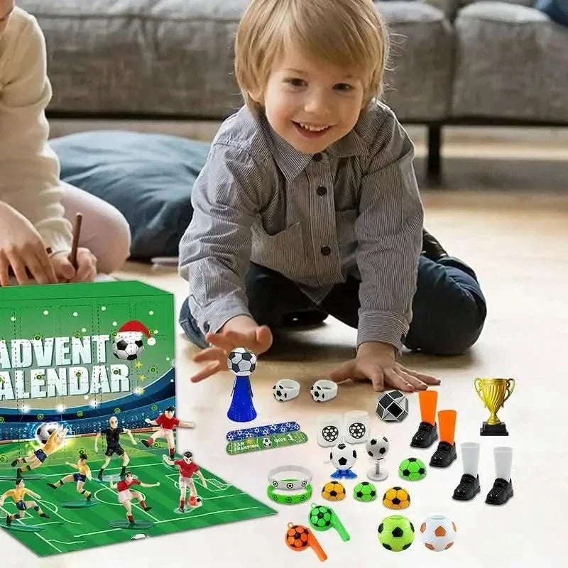 Soccer Advent Calendar 24 Surprises Build-Your-Own Stadium