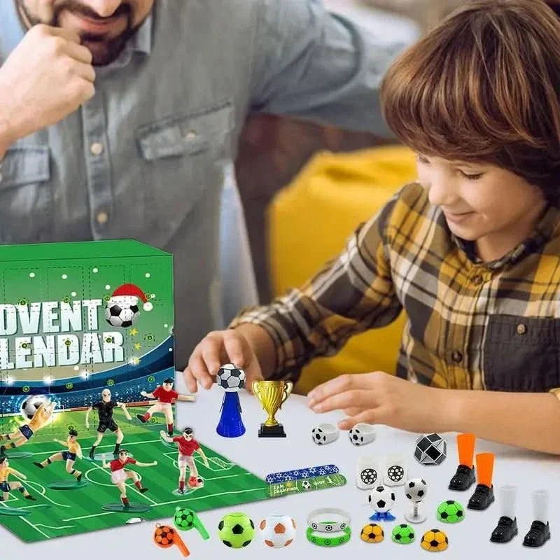 Soccer Advent Calendar 24 Surprises Build-Your-Own Stadium