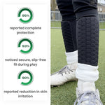 Soccer Shin Guards Honeycomb Cushioning & Compression Sleeve