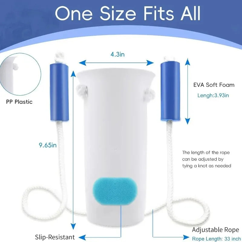 Sock Aid Long Handles Non-Slip Base Ergonomic Design