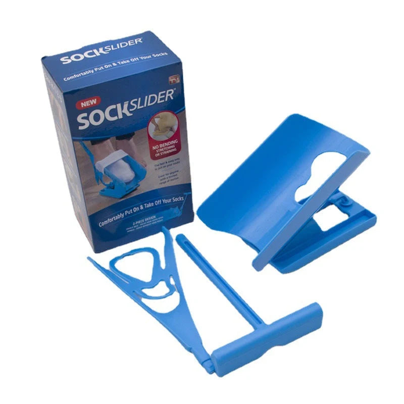 Sock Aid No-Bend Dressing Secure Hold Compact & Portable