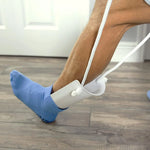 Sock Aid Sponge Grip Lining Long Straps