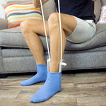 Sock Aid Sponge Grip Lining Long Straps
