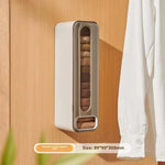 Sock Organizer Wall-Mounted Top-Loading Bottom Retrieval