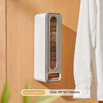 Sock Organizer Wall-Mounted Top-Loading Bottom Retrieval
