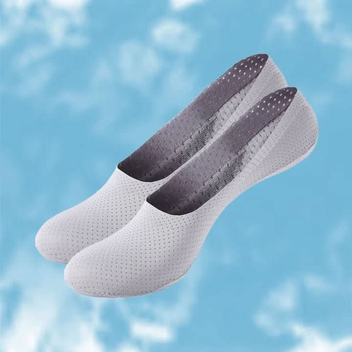 Socks Ice Silk Cotton Blend Moisture-Wicking 3-Pair Set