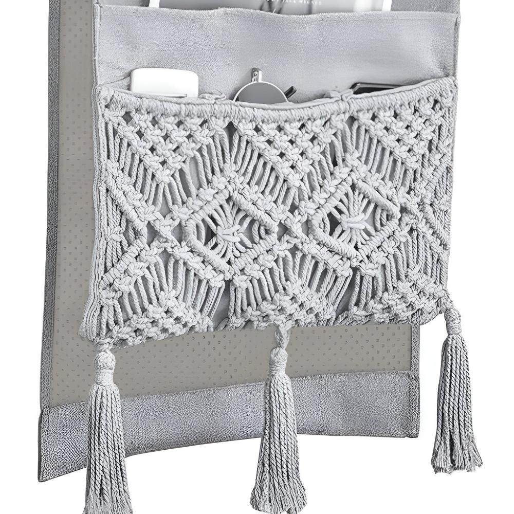 Sofa Arm Organizer Four Pockets Non-Slip Backing