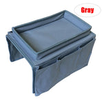 Sofa Armrest Organizer Hanging Divided Pockets Waterproof Fabric
