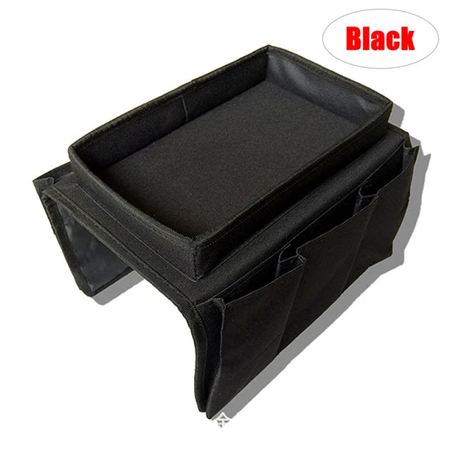Sofa Armrest Organizer Hanging Divided Pockets Waterproof Fabric