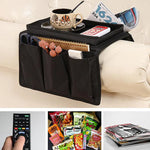 Sofa Armrest Organizer Hanging Divided Pockets Waterproof Fabric