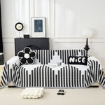 Sofa Cover Chenille Reversible Scratch-Resistant