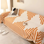 Sofa Cover Chenille Reversible Scratch-Resistant