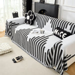 Sofa Cover Chenille Reversible Scratch-Resistant
