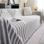 Sofa Cover Chenille Reversible Scratch-Resistant