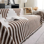Sofa Cover Chenille Reversible Scratch-Resistant