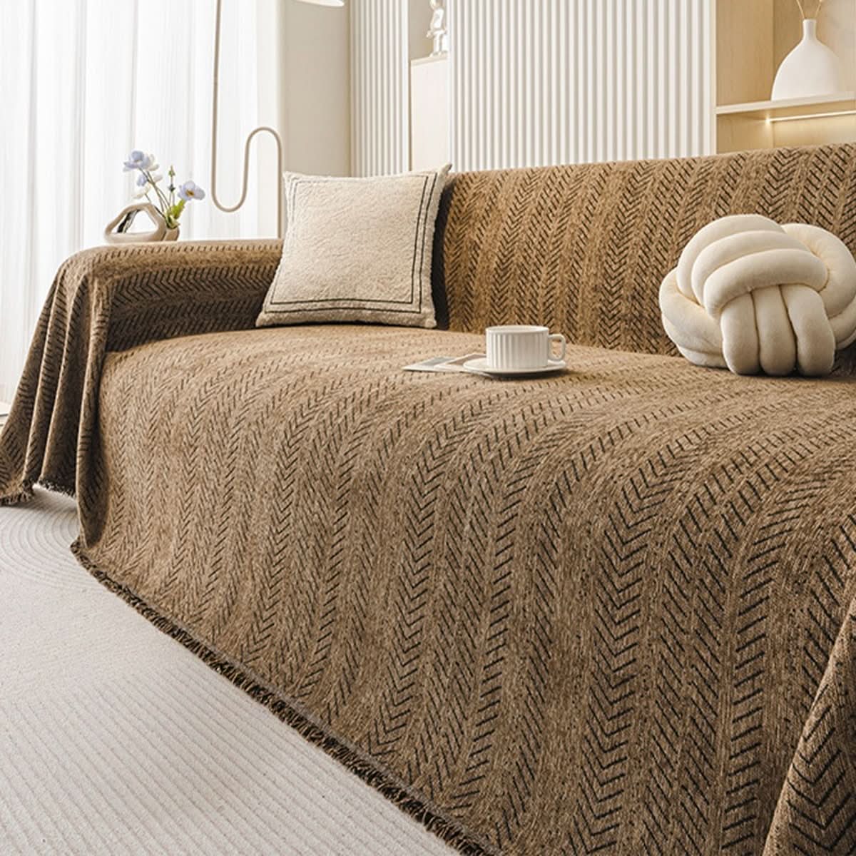 Sofa Cover Chenille Scratch-Resistant Washable