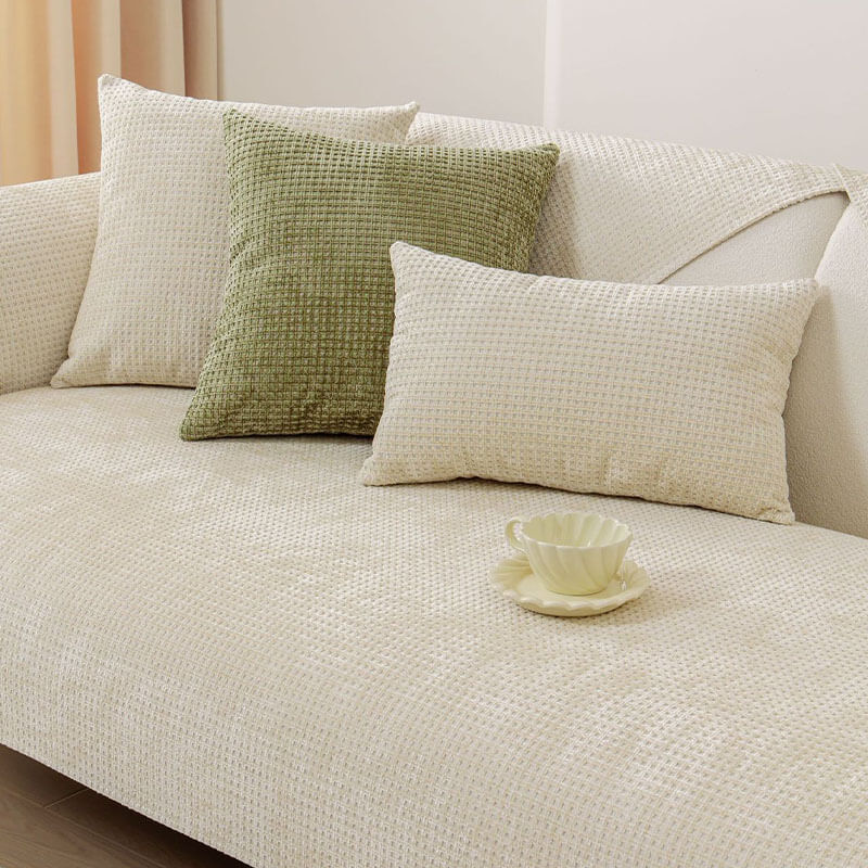Sofa Cover Chenille Waffle Non-Slip Pet Protection