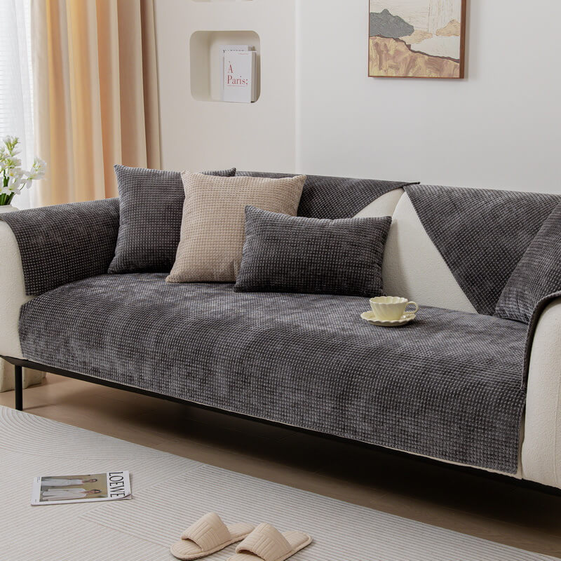 Sofa Cover Chenille Waffle Non-Slip Pet Protection