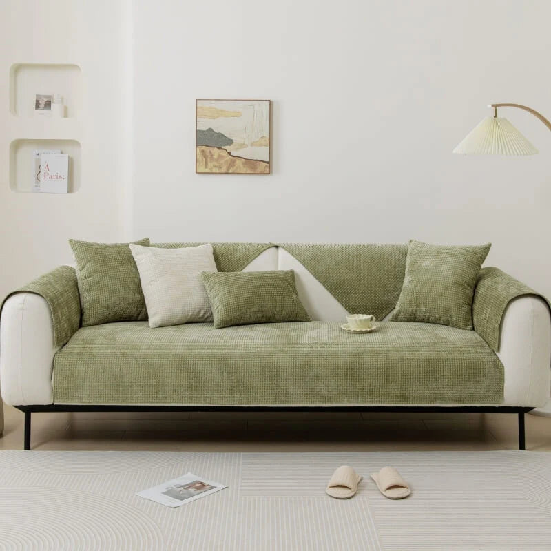 Sofa Cover Chenille Waffle Non-Slip Pet Protection