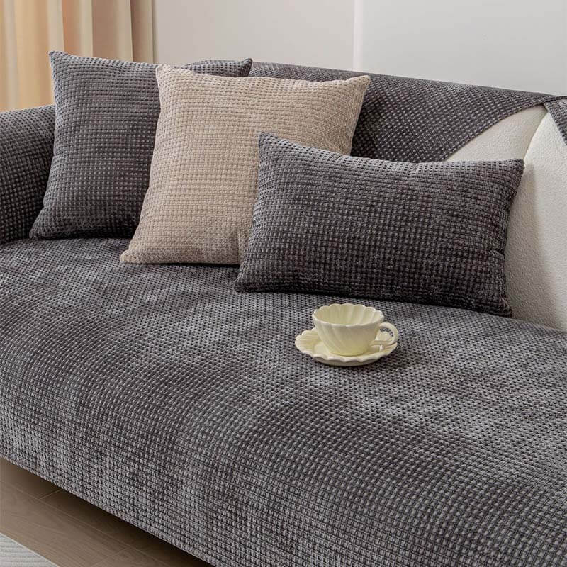 Sofa Cover Chenille Waffle Non-Slip Pet Protection