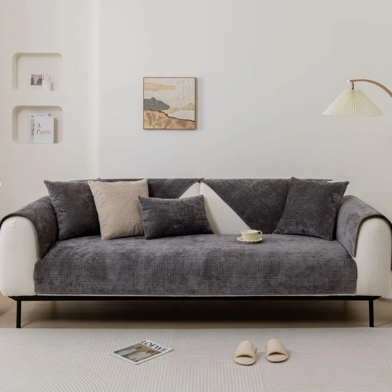 Sofa Cover Chenille Waffle Non-Slip Pet Protection
